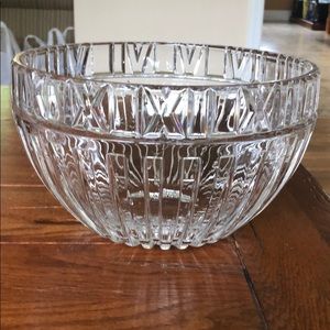Tiffany and Co. cut crystal bowl.